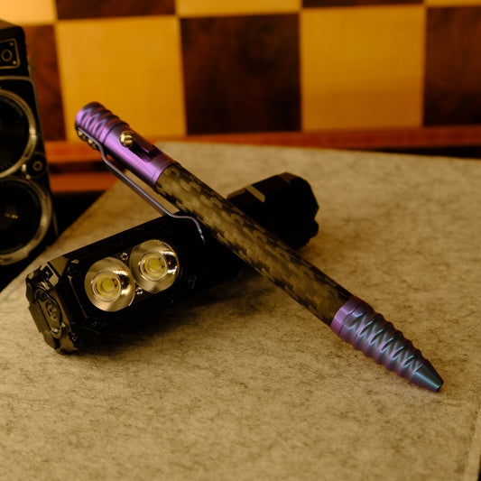 Carbon Fiber/Titanium Bolt Action Pen By Tacray